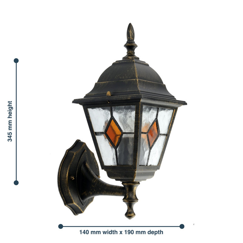 Madline 34.5cm H Outdoor Wall Lantern