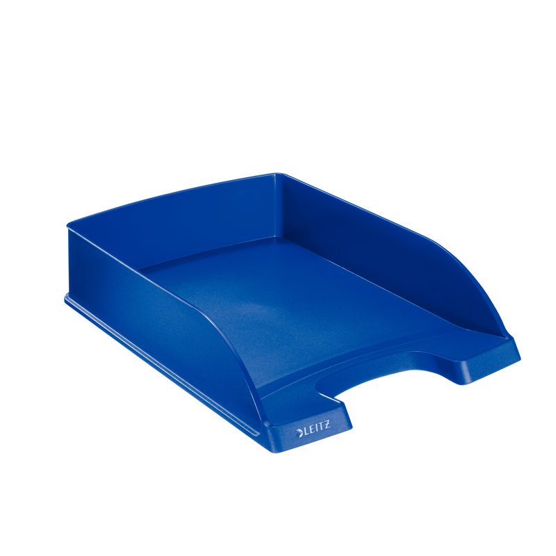 Plastic Stackable Paper Organiser, Blue