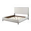 Lit en tissu gris clair Carena-586290290