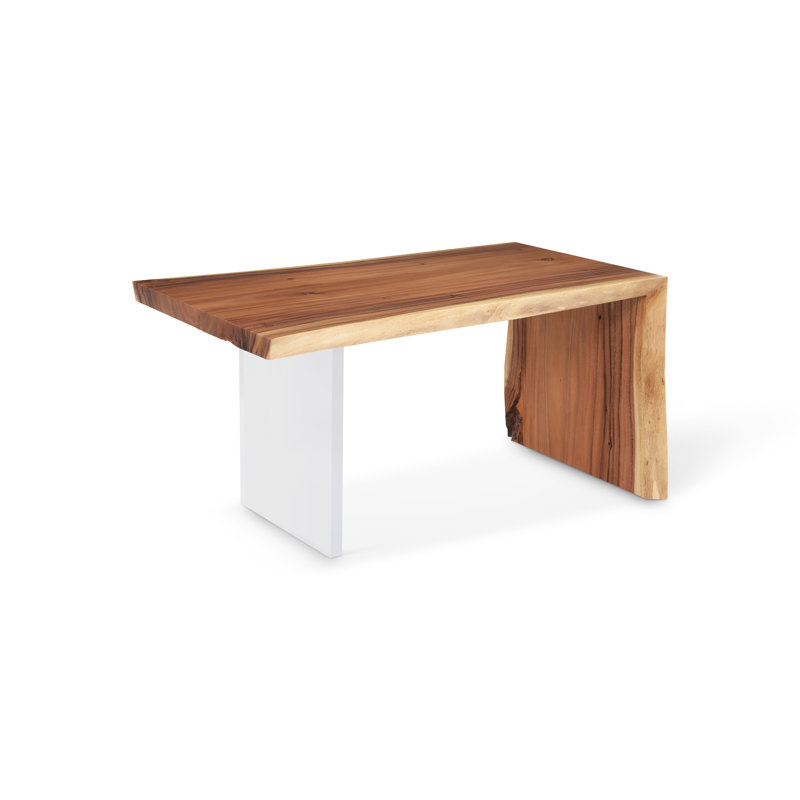Austin Solid Wood Desk, Brown