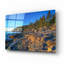 Art mural en verre Latitude Run «Clear Morning In Acadia» par Rick Berk-344854489