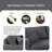 Upholstered L-Shaped Sectional Right Hand Facing