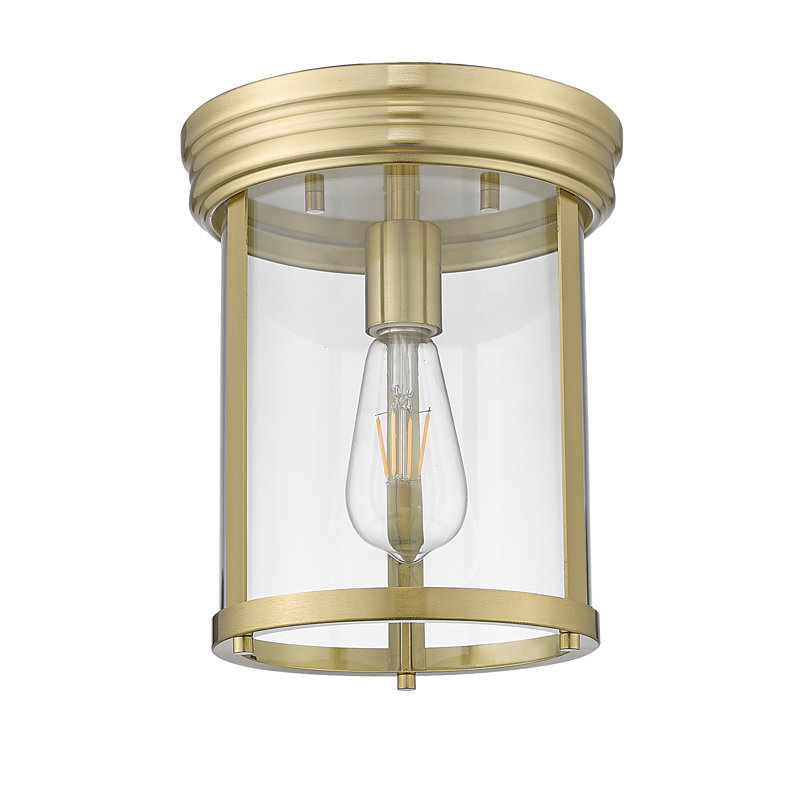 Cheetham Glass Flush Mount, Luxe Gold