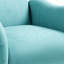 Chaise d'appoint avec pieds en métal dans les bureaux élégants, fauteuil d'appoint en tissu flocon de neige, fauteuil d'appoint individuel