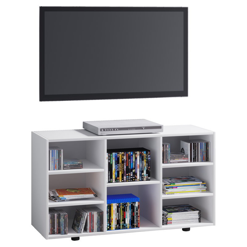 Sweeny Unfinished TV Stand, White