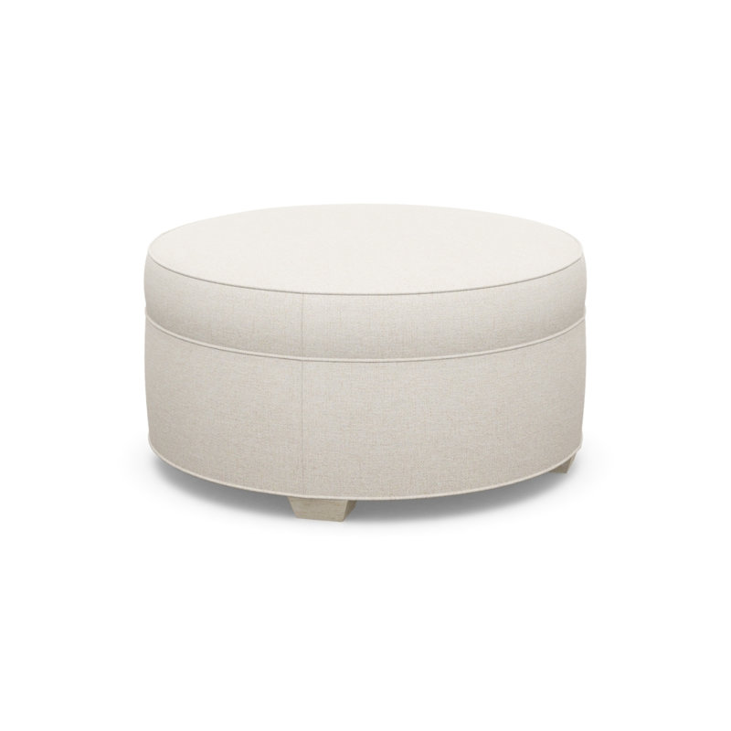 Ottoman Shop Round Ottoman, 5246-70, Sandstone