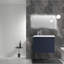 Meuble-lavabo simple mural 24 po avec plateau en résine 24 po