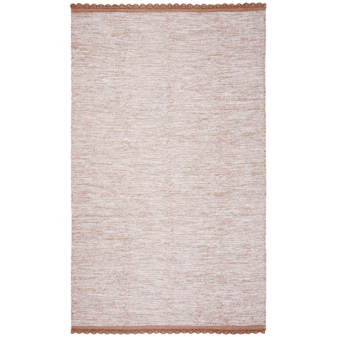 Mohnton Hand Woven Cotton Solid Color Rug Gracie Oaks Rug 