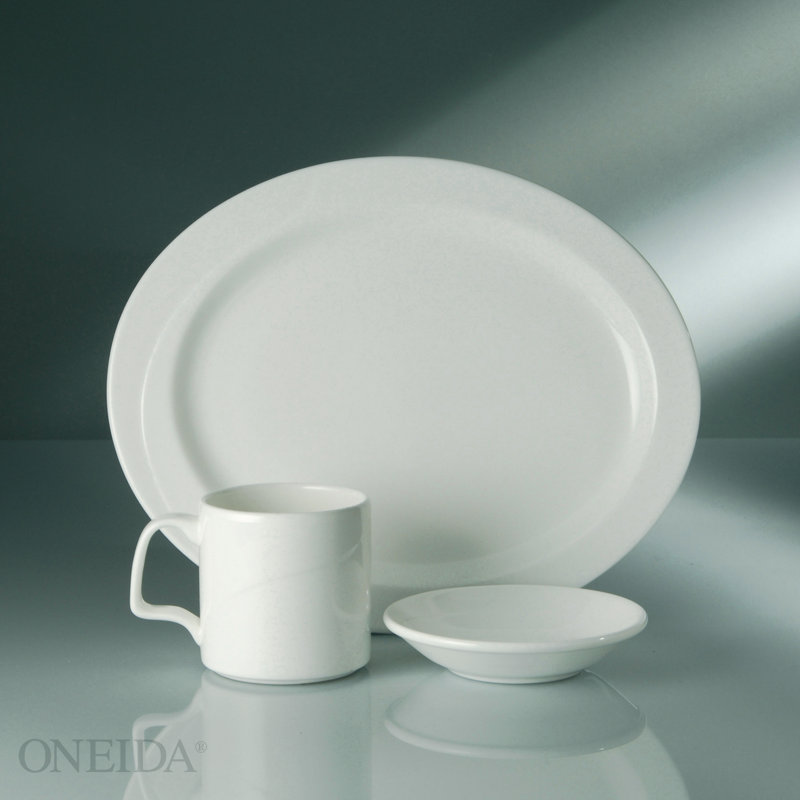 Oneida Hospitality Eclipse 11" Bone China Dinner Plate
