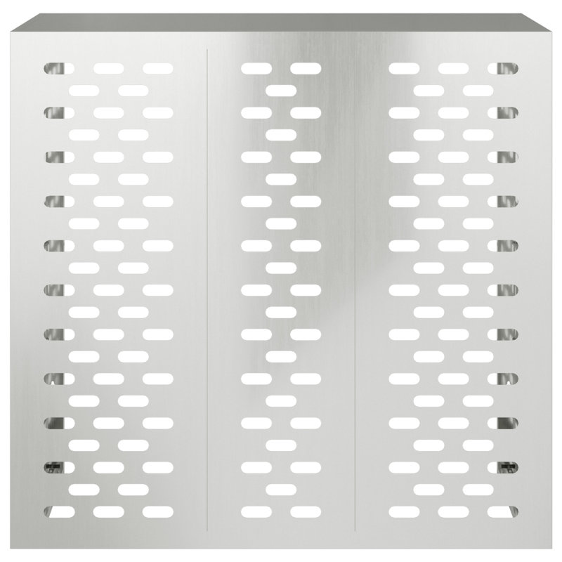 Galvanised Steel Breathable Design, 105cm H x 110cm W x 50cm D