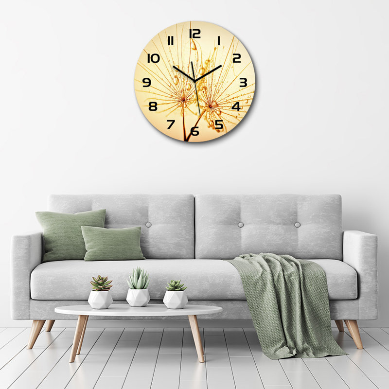 Joniqua Glass Wall Clock