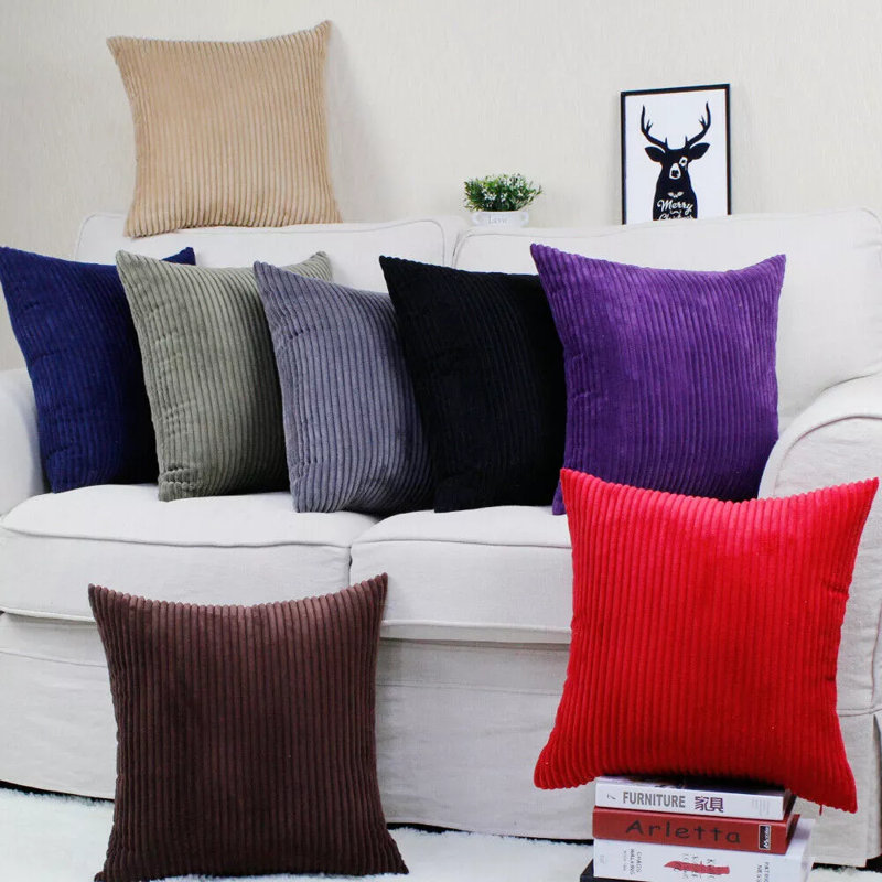 Ivory Square Cushion Cover