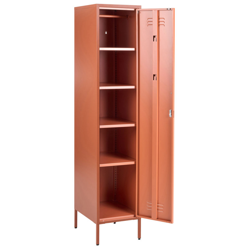 Storage Unit FROME Metal Golden Brown