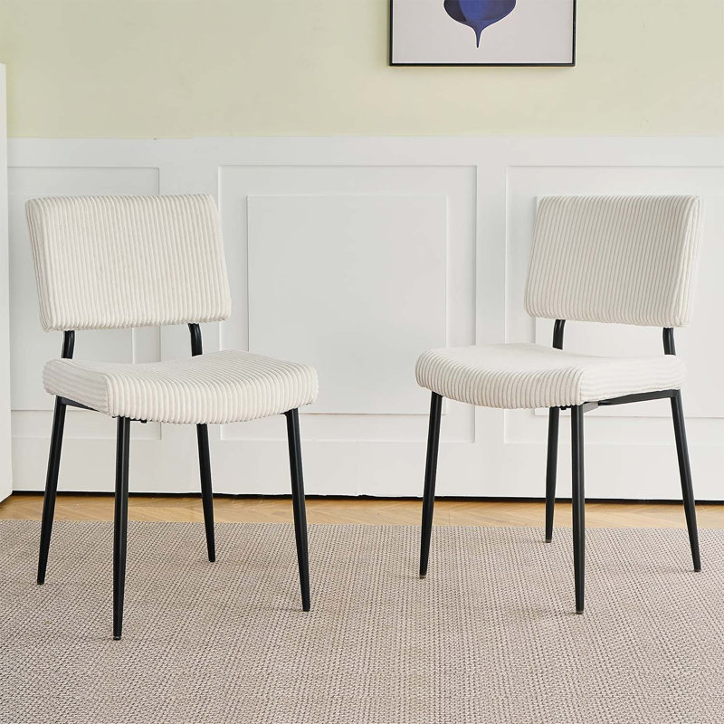 Chaise d'appoint 18,1 po Latevin, Tissu beige