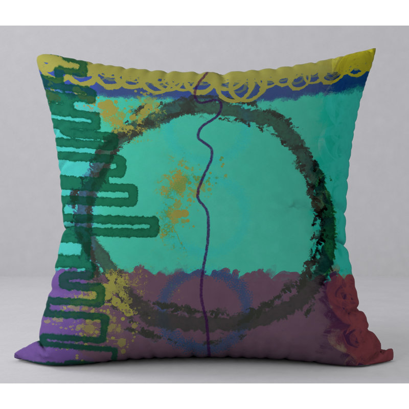 Housse et insert de coussin carré Munchy Pride, H 24 po x l 24 po