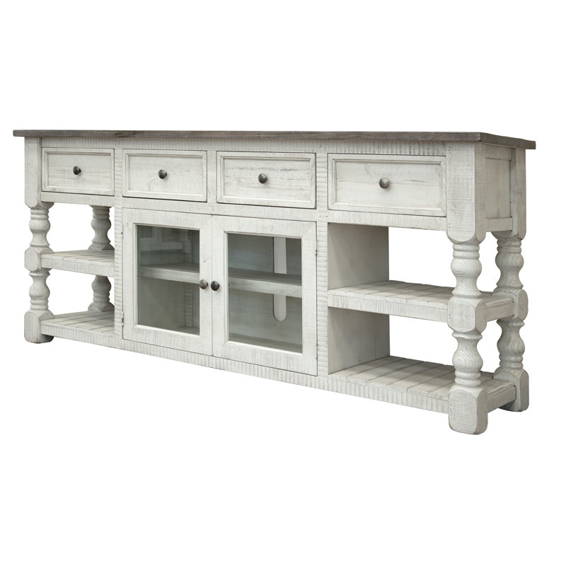 Stonegate TV Stand, 34.75" H x 80" L x 19" W