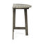 Table grise en bois, forme demi-ronde, pliable pour la table de transport en gris, idéal pour les petits espaces