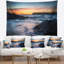 Tapisserie «Seascape Sunset» à Polzeath Beach-28487161