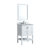 Amyra 24'' Single Bathroom Vanity with Marble Top-681752833