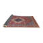 Tapis oriental rouge et bleu-1854250411