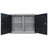Lapidge Metal Single Storage Cabinet ( 23.6'' H x 31.5'' W x 7.5'' D)