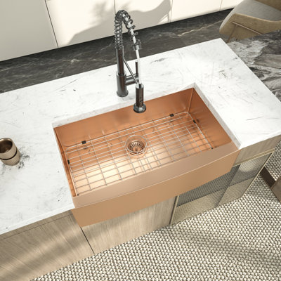 30'' L Single Bowl Stainless Steel Kitchen Sink