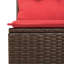 6 Piece Garden Sofa Set With Cushions Black Poly Rattan Acacia