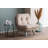 Versatile 1-Seat Sofa-Bed, Cream Linen Fabric, 28.0 x 27.6 x 15.7 inches | 100% Metal Frame, Easy Clean Fabric, Multi-Position Backrest (Bed, Relax, Sitting), 220 lbs Weight Capacity, Stylish & Functional for Any Room-1635961959