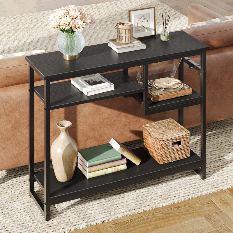 Console pour vestibule 39,4 po Rosevell, Noir