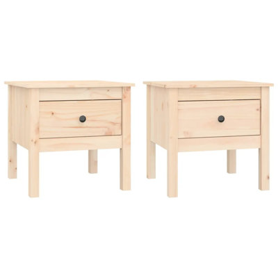 Kitija Solid Wood Side Table Set