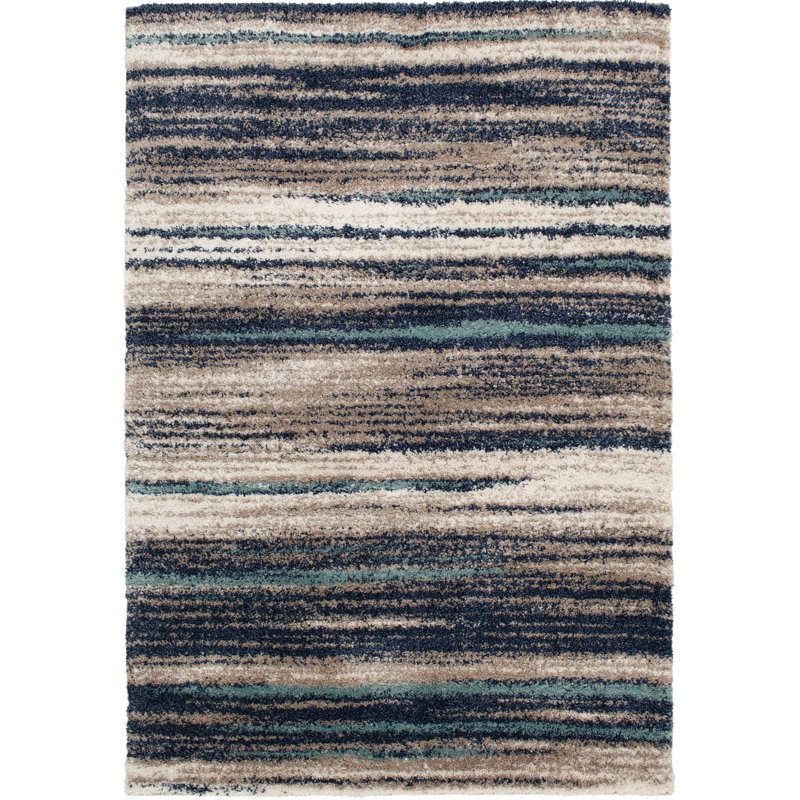 Gorney Abstract Indoor Rug, Rectangle 7'10" x 9'10"
