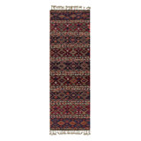 Hand Knotted Wool Southwestern Area Rug in Red