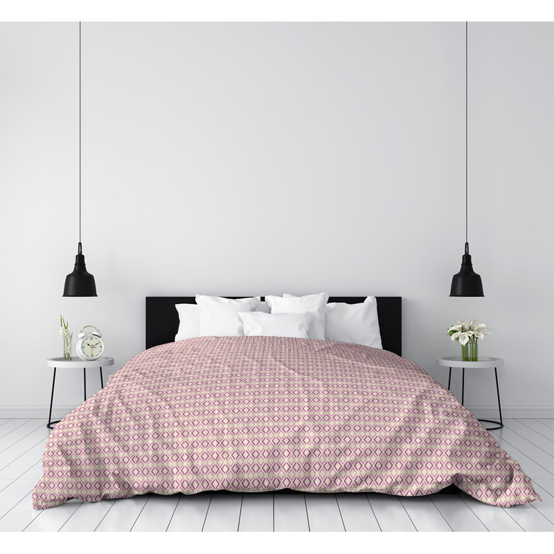 Housse de couette Katelyn Elizabeth, Housse de couette pour très grand lit, Microfibre, Pêche