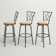 Basche Swivel Adjustable Height Bar Stool