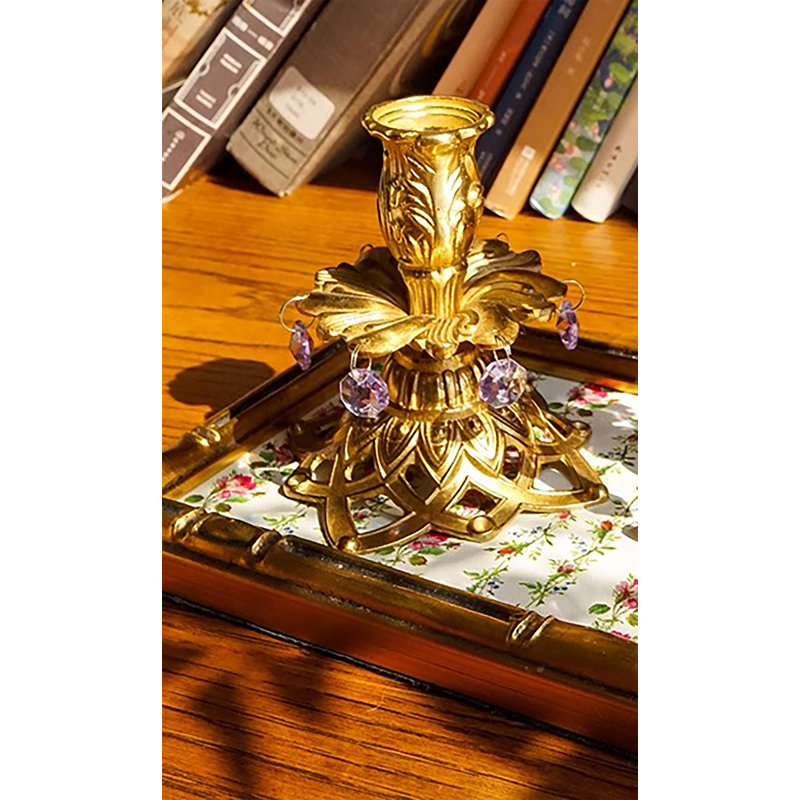 Chandelle de table en métal H 4,22 po