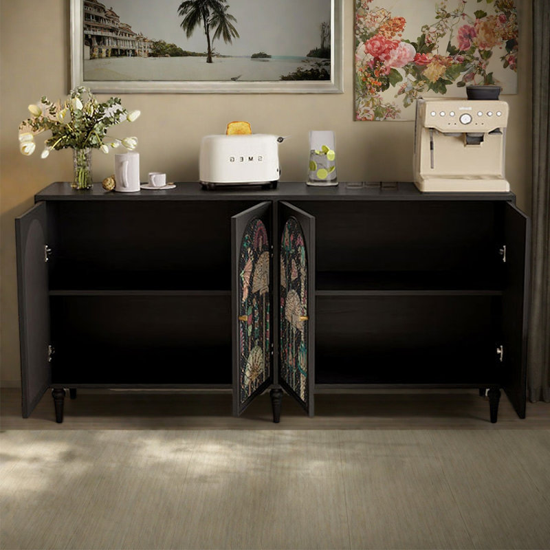 Buffet multifonctionnel Creative art, Noir