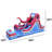 JumpOrange Ocean Battle Water Slide and Obstacle Course (with Blower and Pool), Left Side