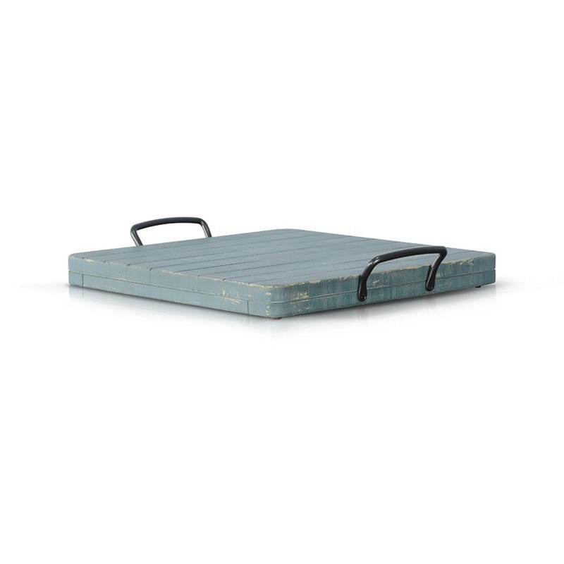 Plateau en bois massif Chans, Vert