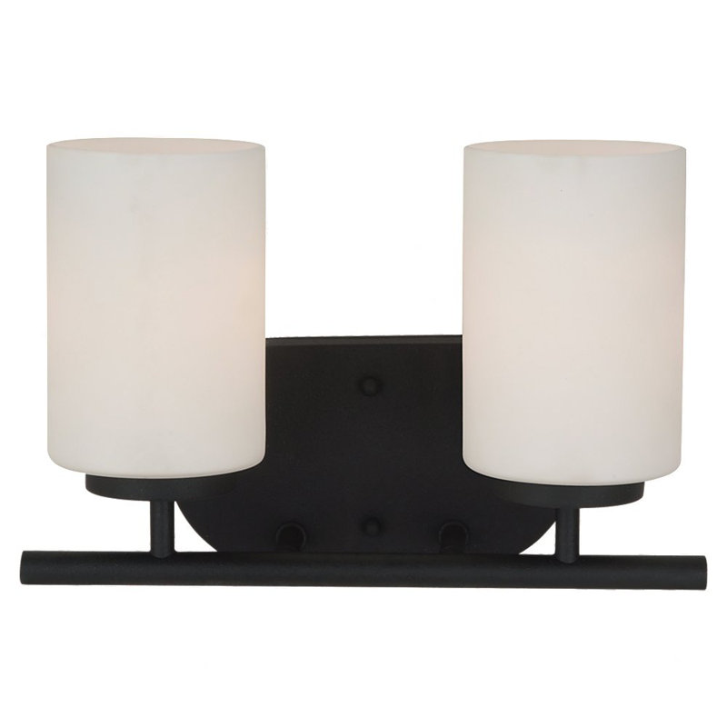 Oslo 2 - Light Dimmable Vanity Light, 100W Medium, No, Midnight Black