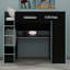 Full Size Wood Loft Bed With Desk,Wardrobe,Ample Storage Space,And RGB LED Light-116235822