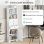 Armoire de rangement haute avec tiroirs et tablettes réglables pour la salle de bain, armoire de rangement pour la maison