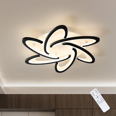 Modern 6-Light 64cm LED Flush Mount