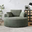Canapé-lit simple en velours côtelé de 50 po de hauteur, sans assemblage requis, fauteuil moelleux moderne (pas une chaise pivotante)-80105148