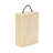 2 Beer Bottle Pinewood Carry Case with Solid Lid Carrier