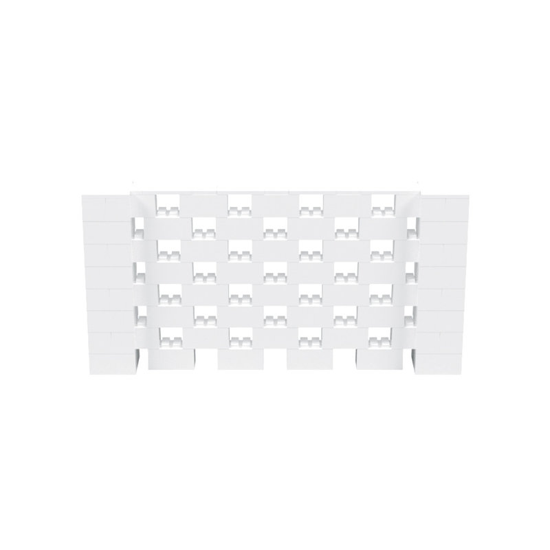 Ensemble mural 4 po de haut Everblock, Blanc, 96"