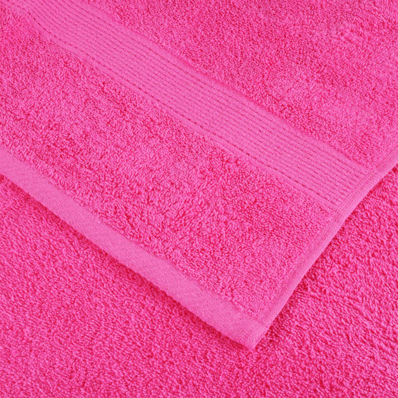 Premium Bath Towels SOLUND 2Pcs 600Gsm, Hand Towels - 2 Pack, Pink