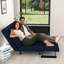 Fauteuil convertible 71,6 po pour 2 personnes avec dossier et coussin réglables, canapé-lit 71,6 po pour salon, chambre à coucher et bureau-1156023150