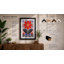 Folk Flower Symmetry Botanical - Framed Print-1470554928-1470554935