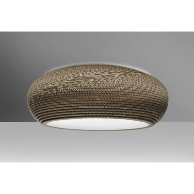 Plafonnier encastré 1 lampe 17,75" unique Eric