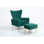 Fauteuil d'appoint avec repose-pieds Wickham Polperro-1856203125